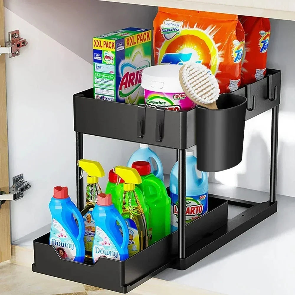 ClearNest™ Pull-Out Cabinet Organizer