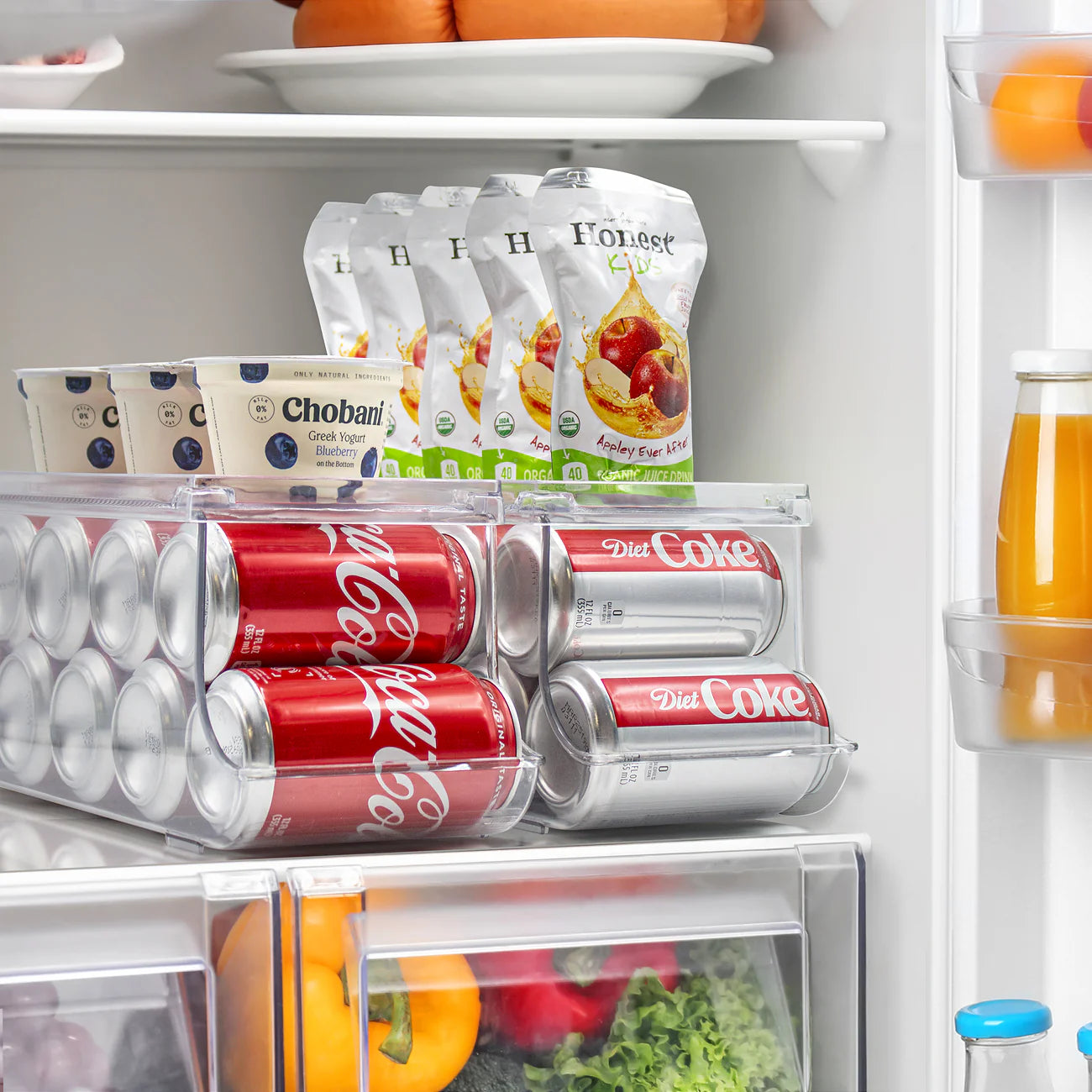 ClearNest™ AutoRoll Fridge Organizer
