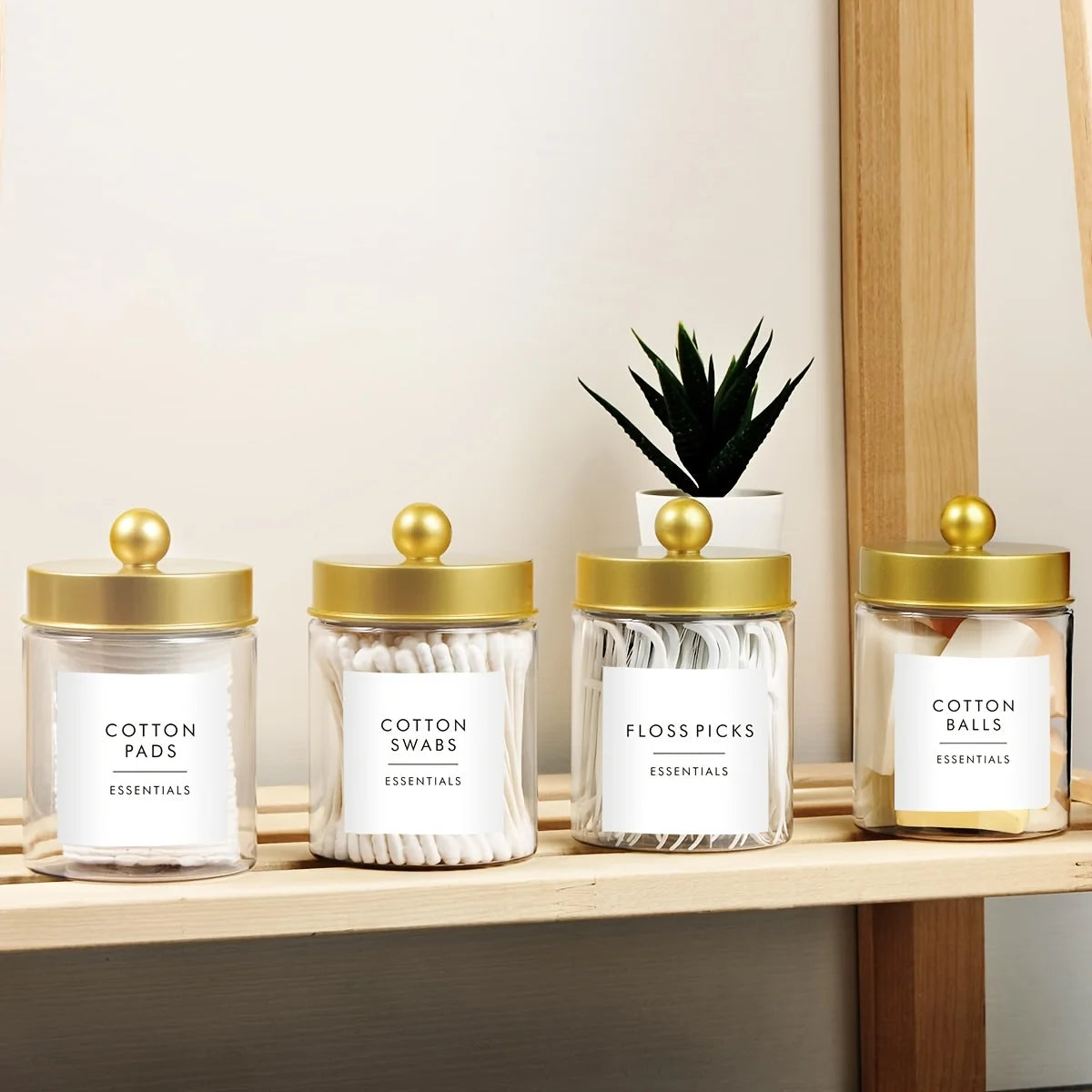 ClearNest™ Bathroom Essentials Jar Set
