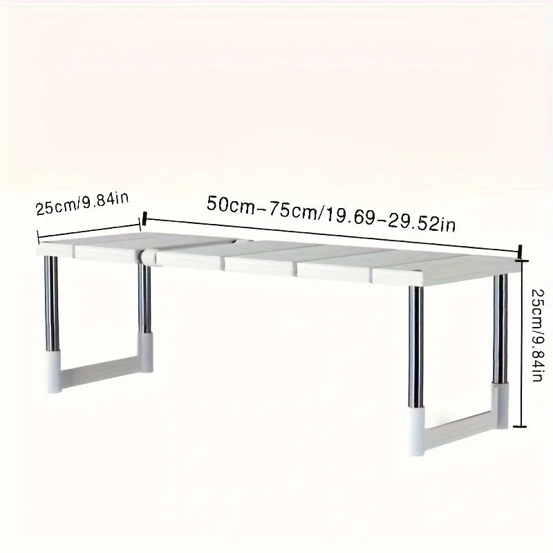 ClearNest™ Adjustable Under Sink Storage Rack