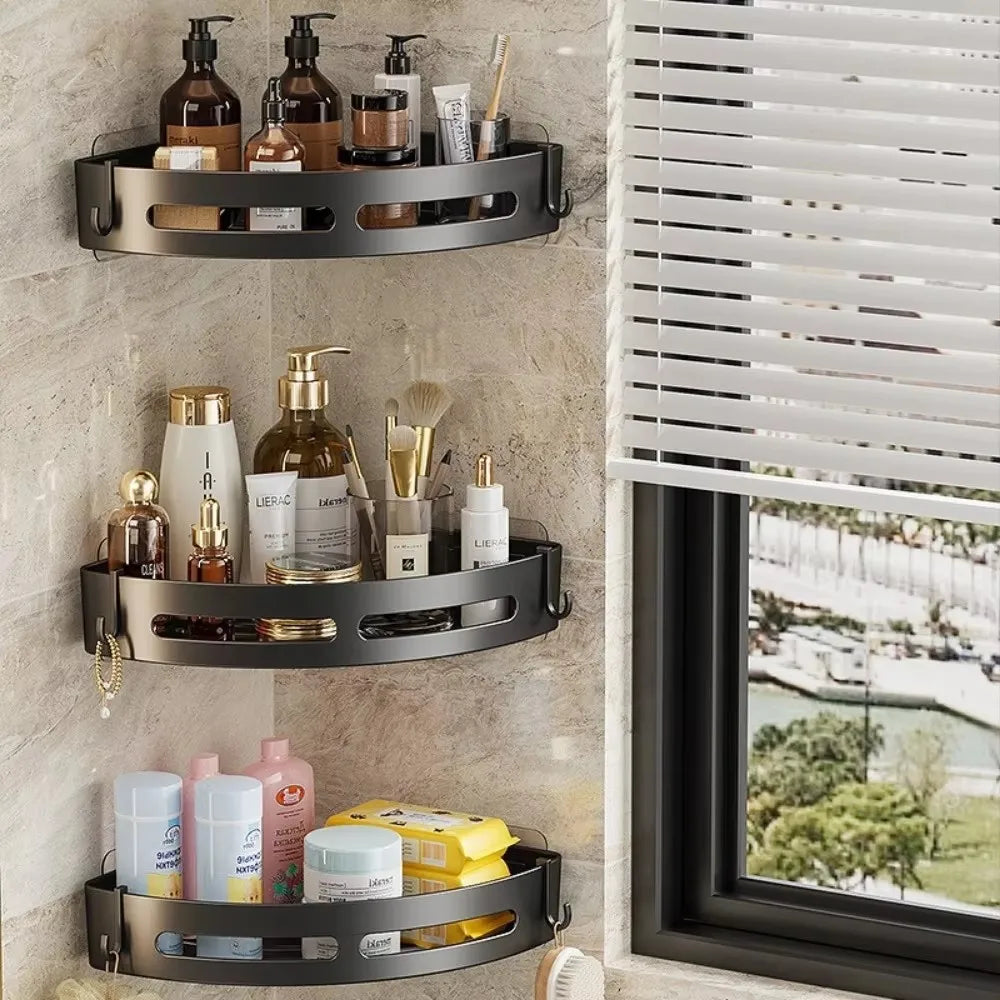 ClearNest™ Adhesive Shower Caddy Set