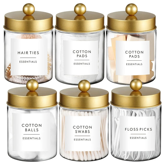 ClearNest™ Bathroom Essentials Jar Set