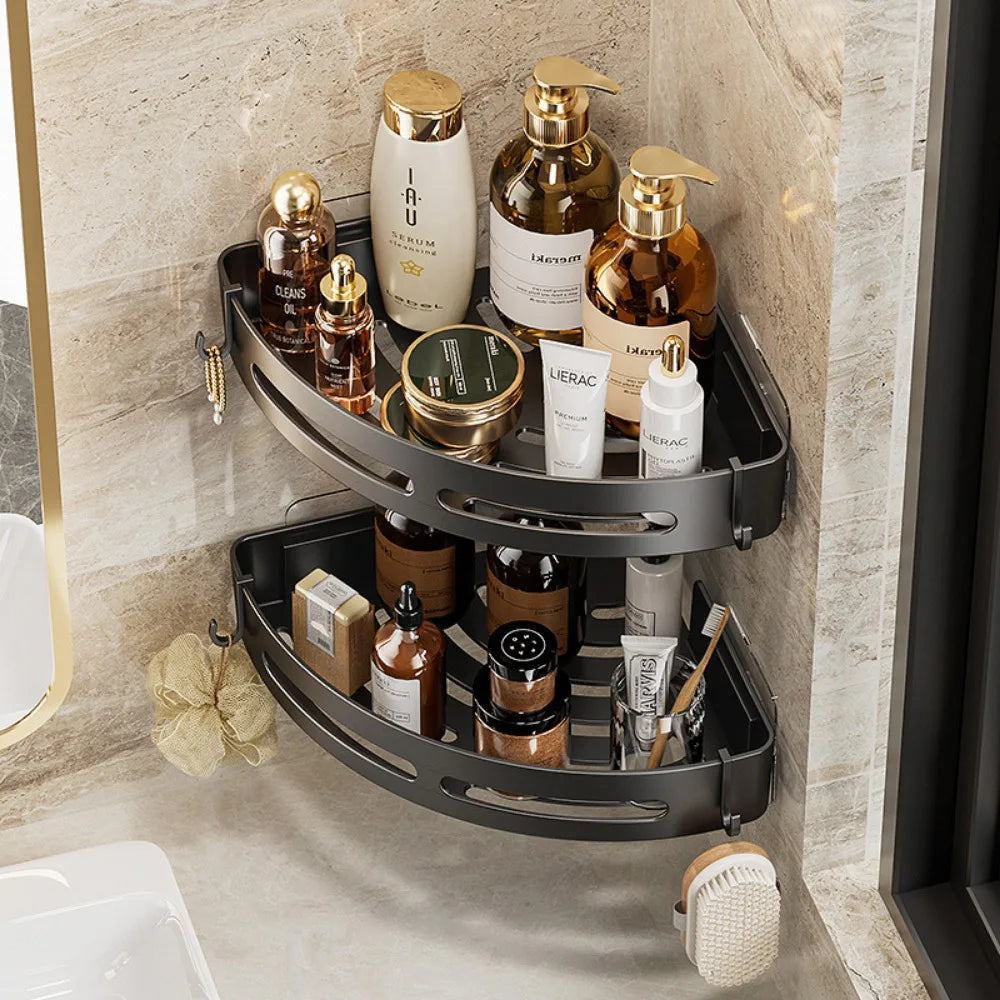 ClearNest™ Adhesive Shower Caddy Set