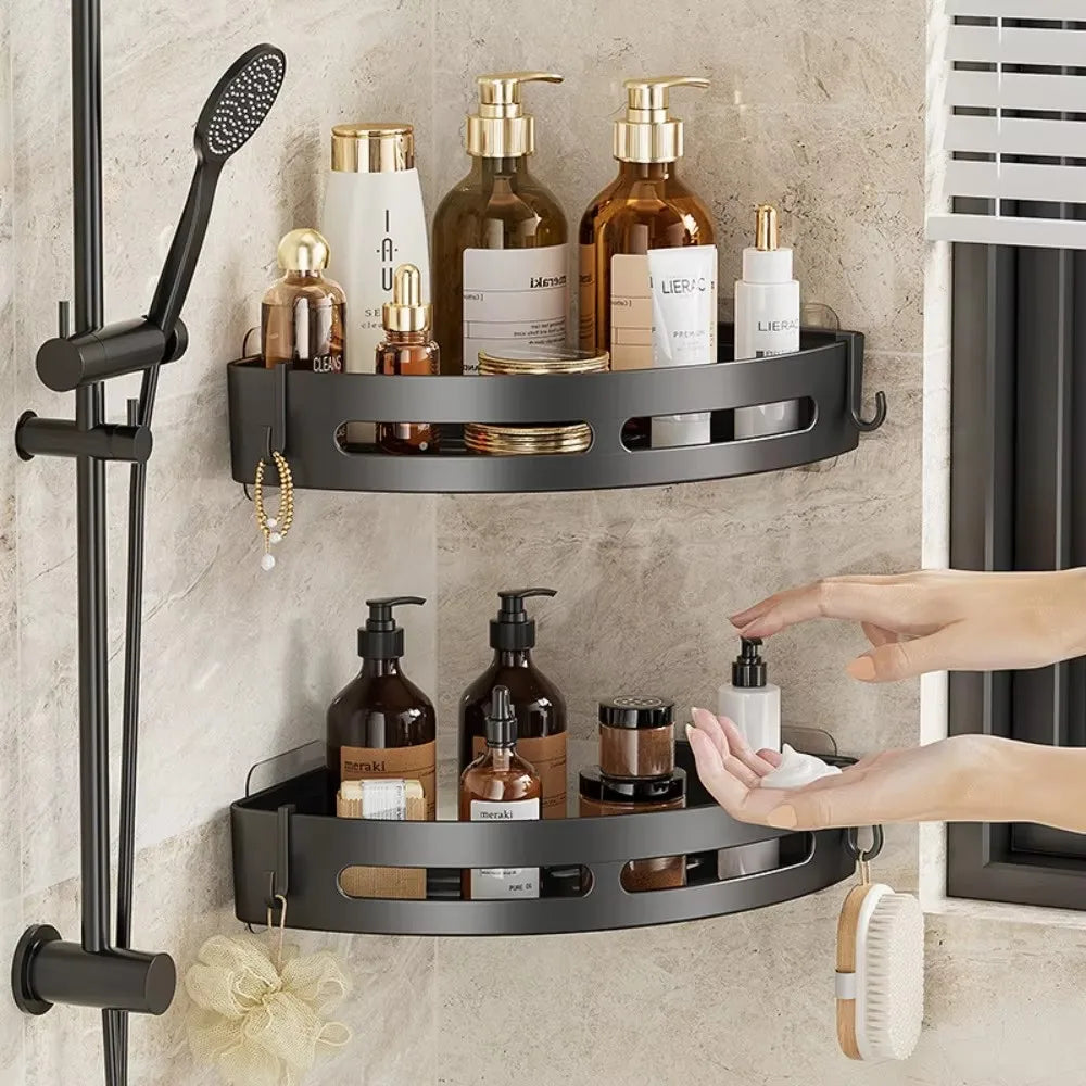 ClearNest™ Adhesive Shower Caddy Set