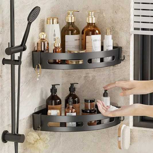 ClearNest™ Adhesive Shower Caddy Set