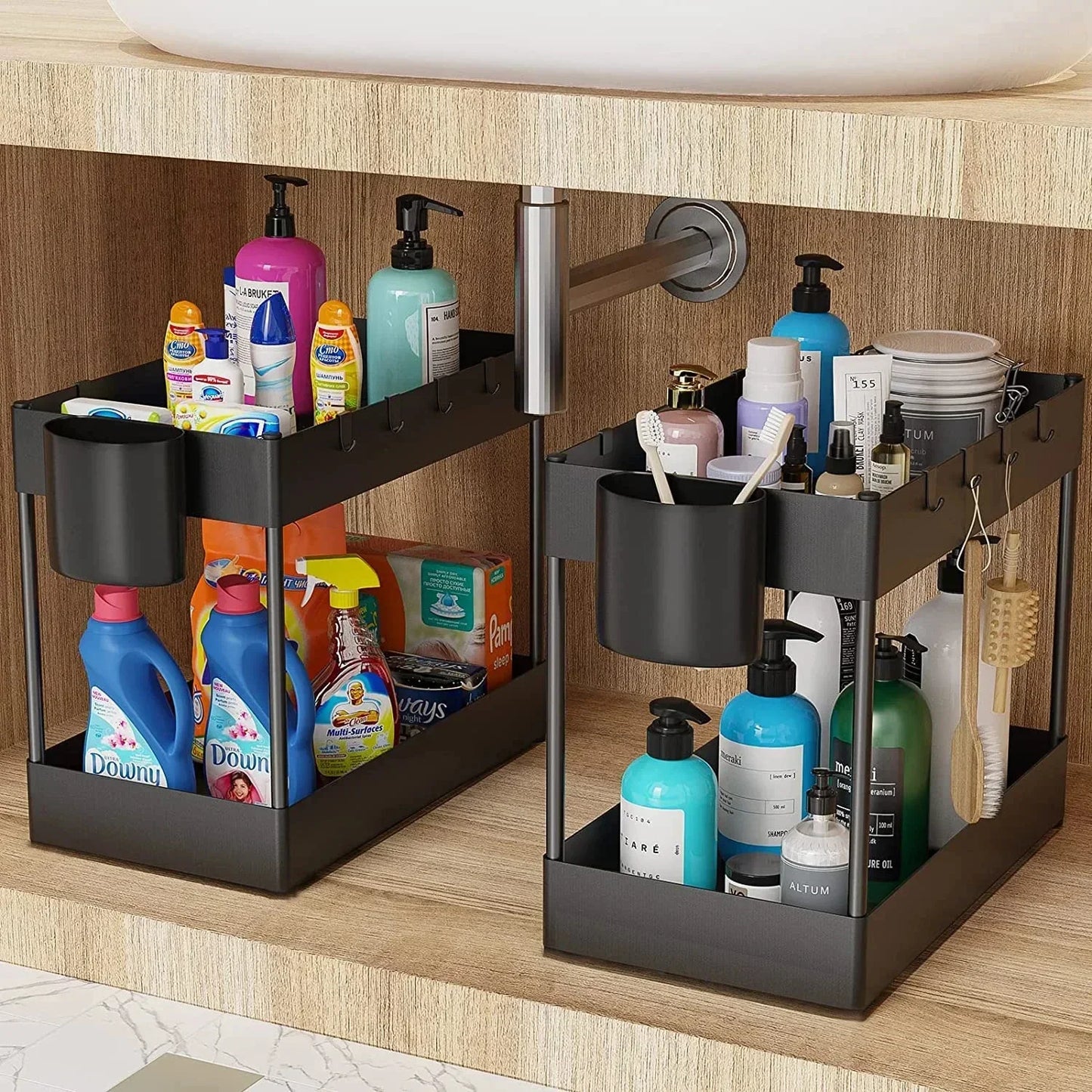ClearNest™ Pull-Out Cabinet Organizer